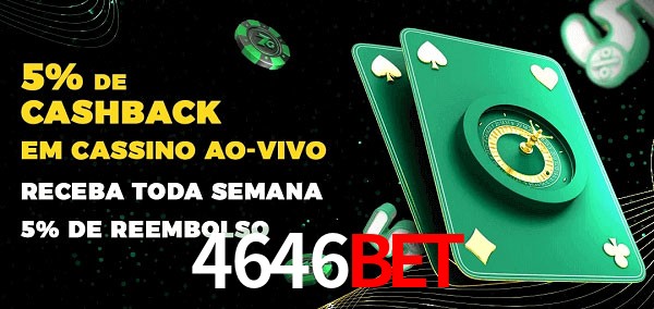 Promoções do cassino ao Vivo 4646bet